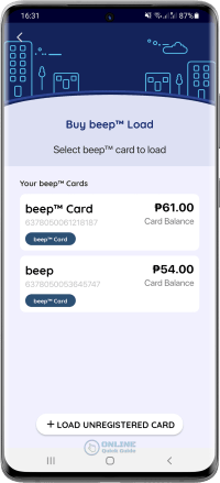 How To Load Beep Card Using GCash