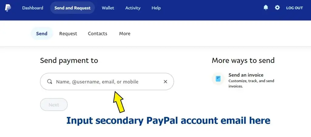 Input-the-email-address-connected-to-your-Secondary-Paypal-Account-1024x453 (1)