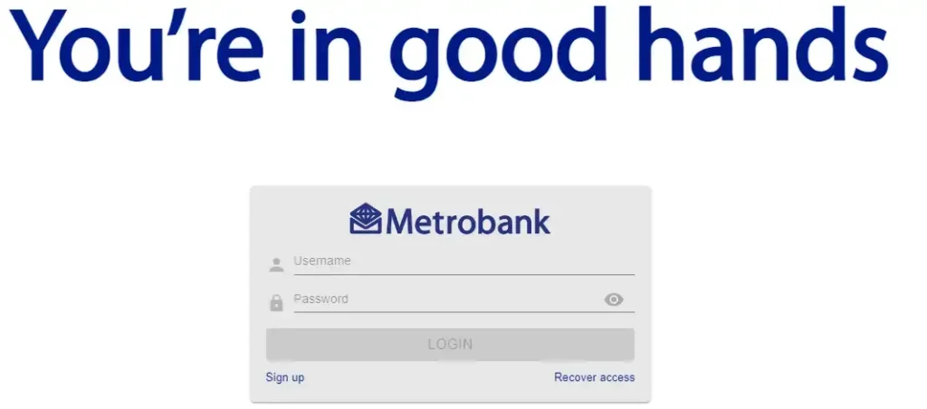 login to metrobank 
